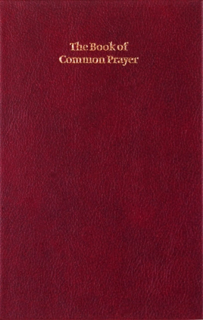 Book of Common Prayer, Enlarged Edition, Burgundy, CP420 701B Burgundy-9780521612425