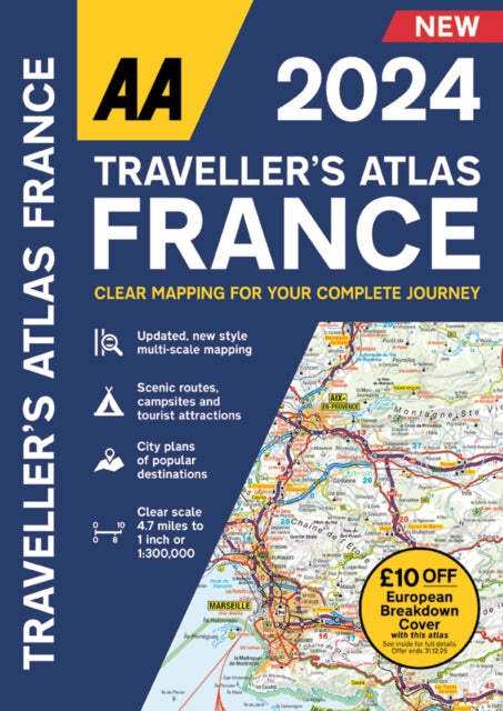 Traveller Atlas France 2024-9780749583415