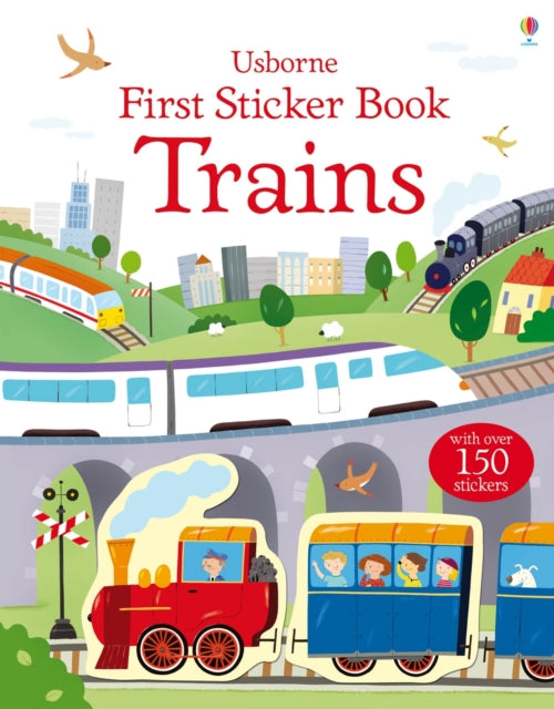 First Sticker Book Trains-9781409551553