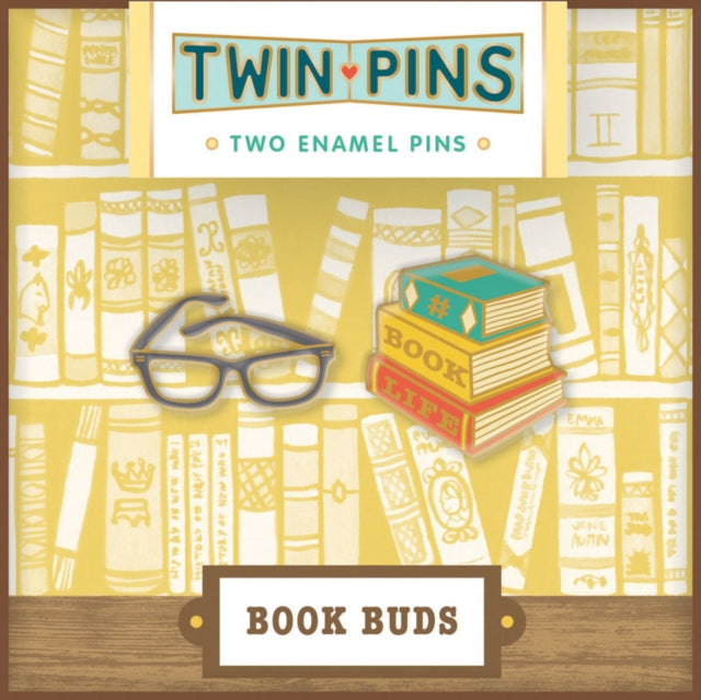 Book Buds : Two Enamel Pins-9781452159836