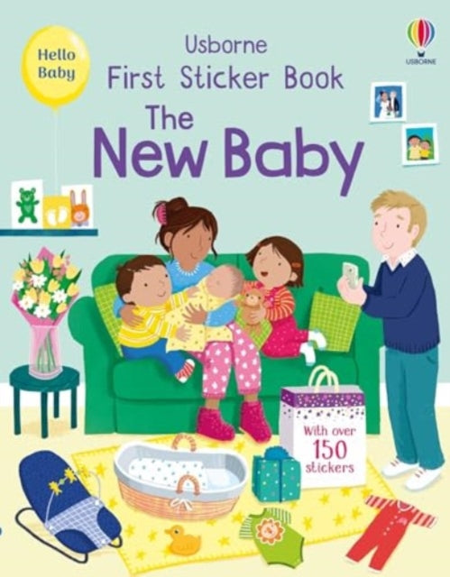 First Sticker Book The New Baby-9781805070696