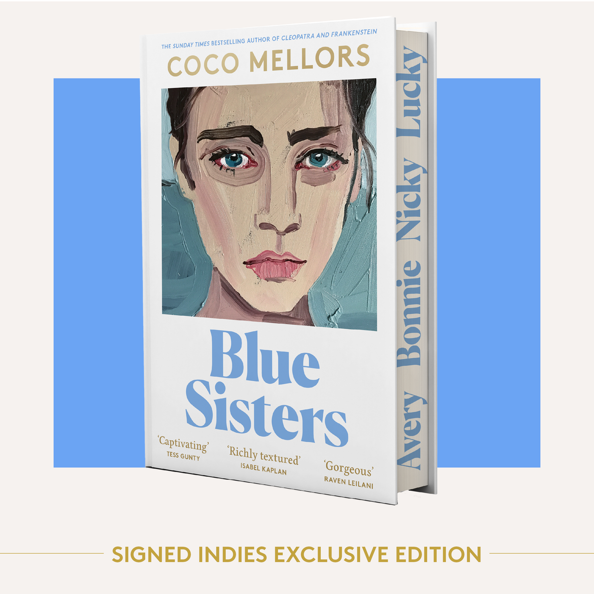 Blue Sisters by Coco Mellors - SIGNED EDITION - PRE-ORDER NOW - 23rd May 2024!